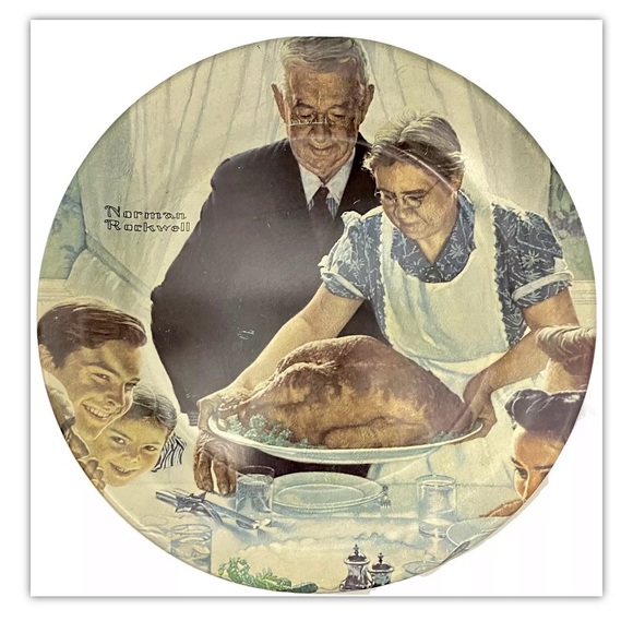 VTG 1979 & 1980 Norman Rockwell Freedom Plates - Picture 2 of 16